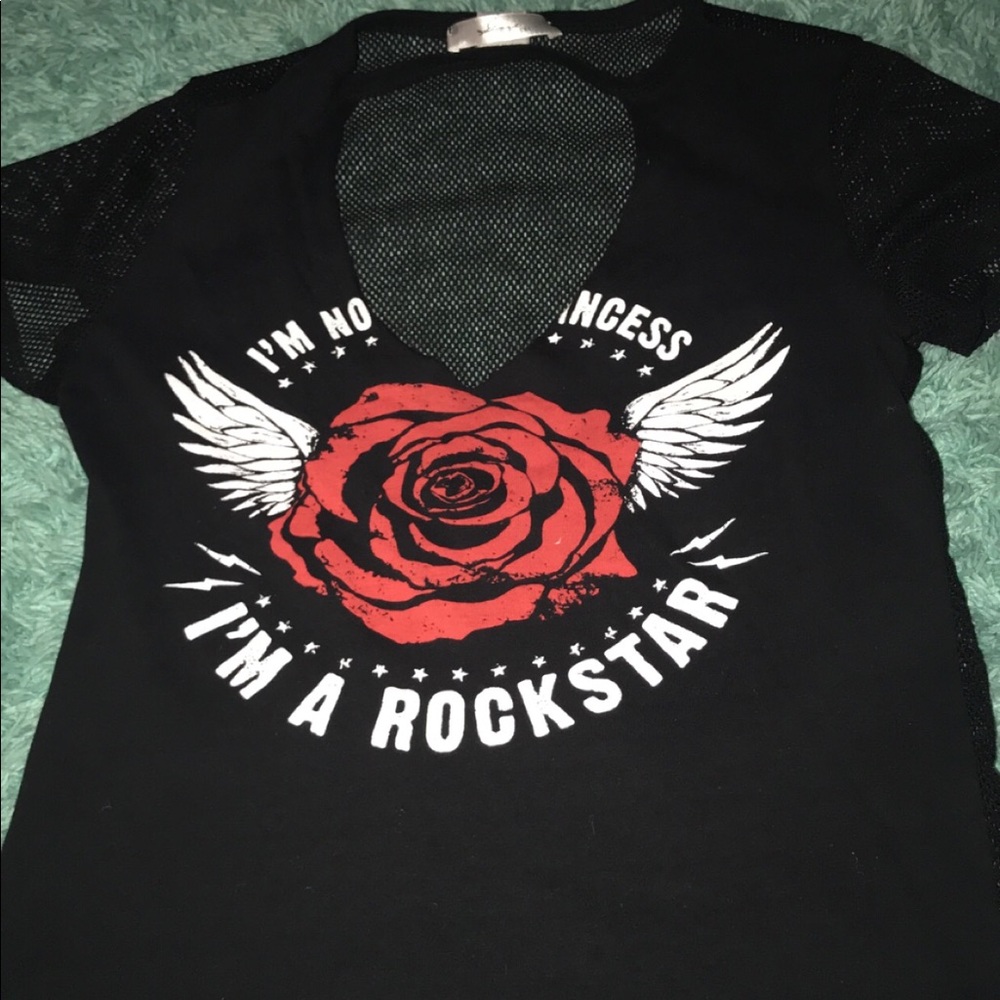 Black Crop top shirt